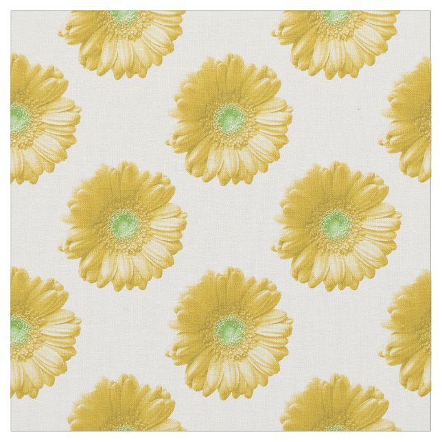Tissu Marguerite jaune (Fermer)