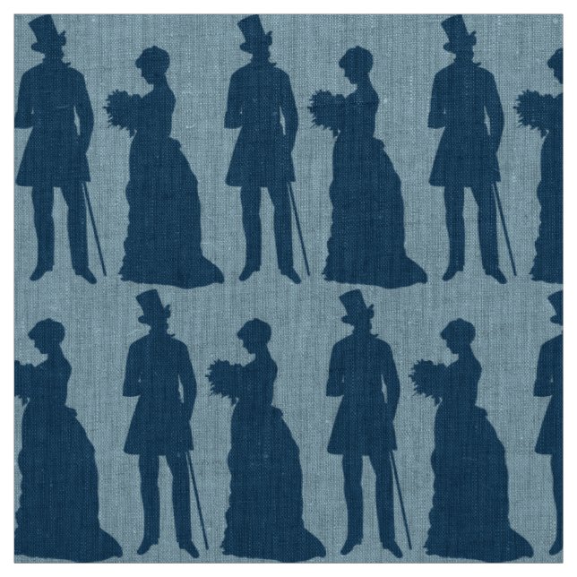 tissu mariage bleu marié pastel (Échantillon)