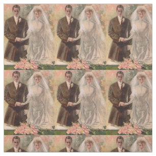 Tissu mariage édouardien 1906