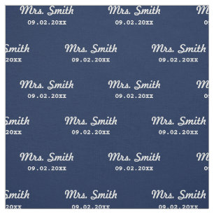 Tissu Mariage nuptial personnalisé