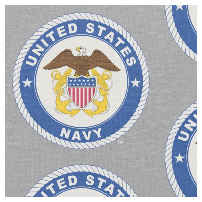 Tissu Marine américaine | Officier Crest (Fermer)