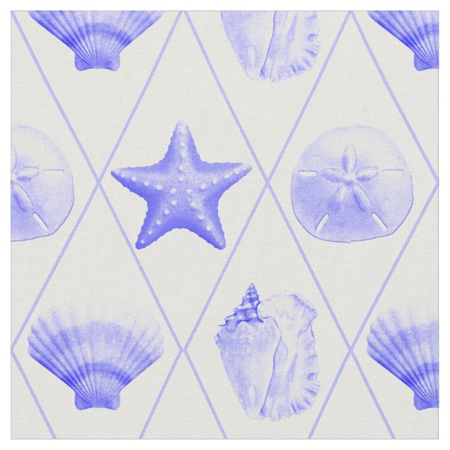 Tissu Marines Bleus Costumes côtiers Starfish (Fermer)
