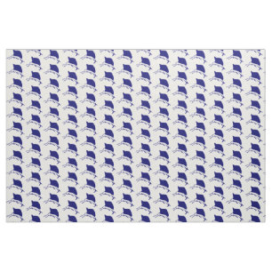 Tissu Marlin bleu