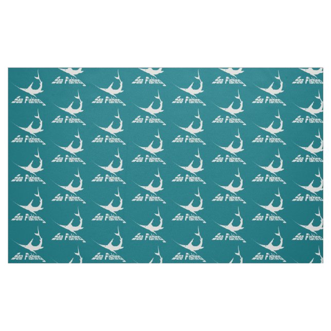 Tissu Marlin bleu (Fat Quarter)
