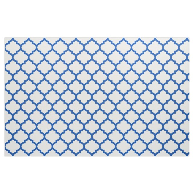 Tissu marocain bleu électrique de motif de (Yard)