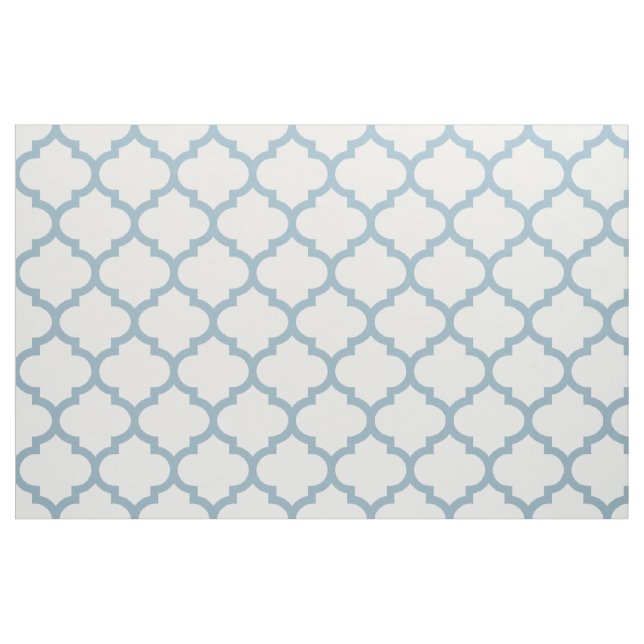 Tissu marocain de motif de treillis de bleu bleu (Fat Quarter)