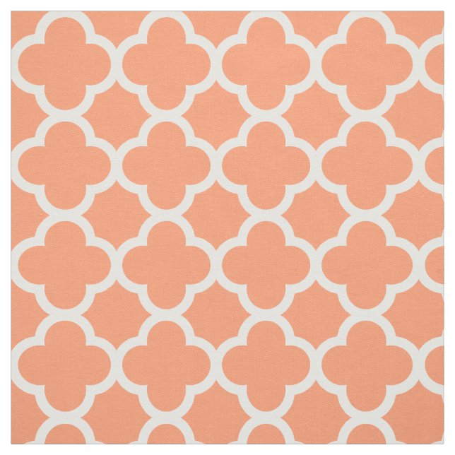 Tissu Marocain turquoise de pêche de corail d'échelle (Échantillon)