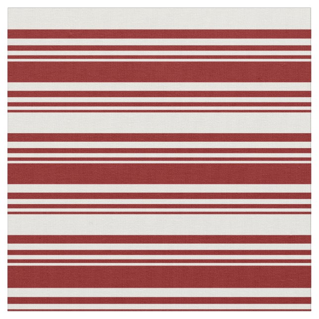Tissu Maroon et Motif blanc (Fermer)