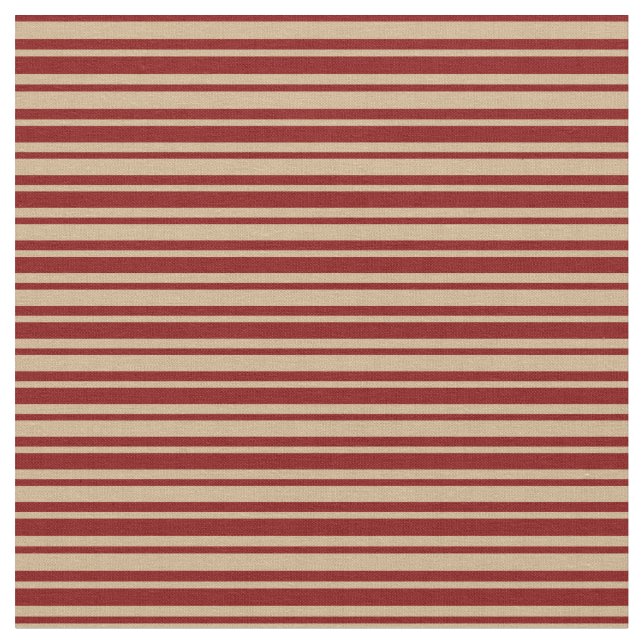 Tissu Maroon et Motif couleur Tan (Fermer)