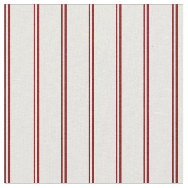 Tissu Maroon et Motif de crème à la menthe (Fermer)