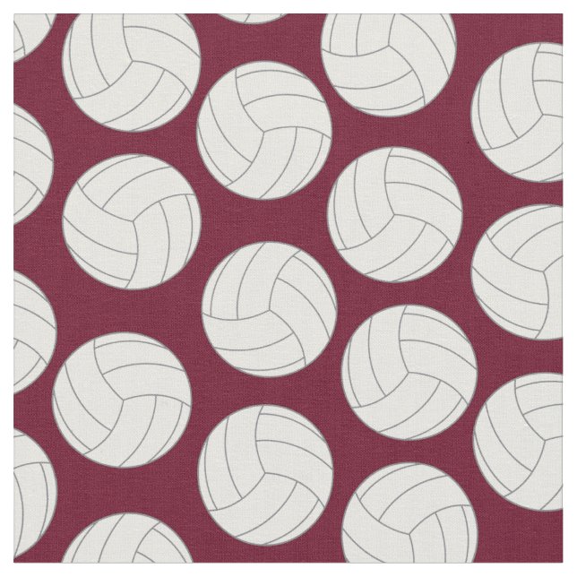 Tissu Maroon sportif de volley-ball (Fermer)