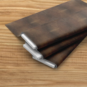 Tissu Marque en cuir Faux Faux Cowhide