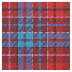 Tissu Marron bleu rouge carreaux design tartan