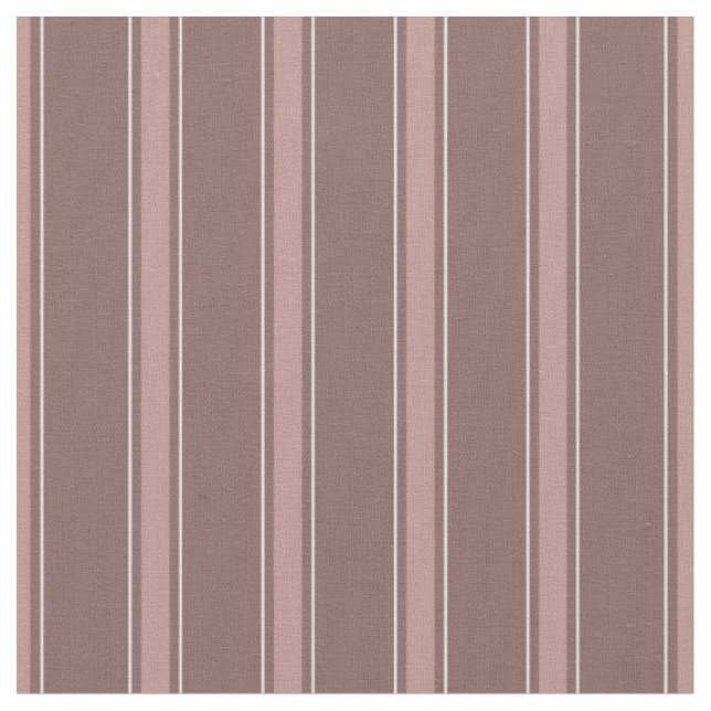 Tissu Marron Café & Rayures Marron Clair (Fermer)