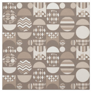 Tissu Marron Terre Neutre Nordique Scandinave