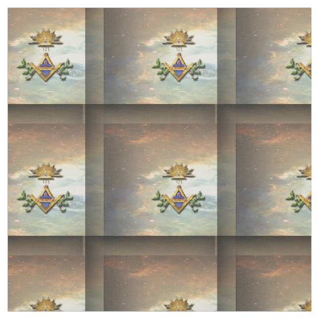 Tissu Masonic Life (Cosmos) (Échantillon)