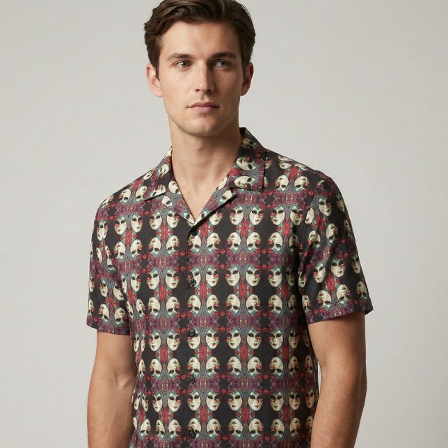 Tissu Masque de la Dame vénitienne (Créateur téléchargé)