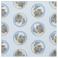 Mastiff anglais Peinture Fawn Original Pet Dog Art