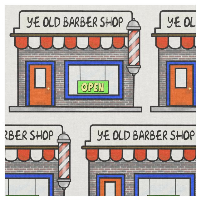 Tissu Matériau de la structure du magasin de coiffure (Fermer)