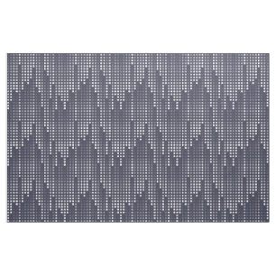 Tissu Matrice de Pois blancs gris-bleu