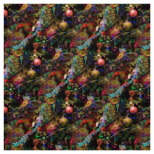 Tissu mauvais arbre de Noël (Échantillon)