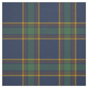 Tissu McGovern Tartan Motif Navy et Green Irish Plaid