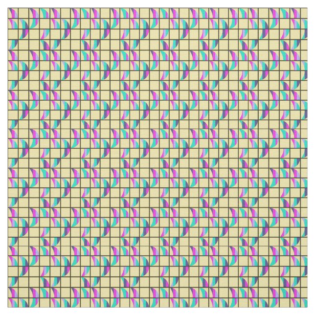 Tissu MCM Tic-Tac-Toe (Échantillon)