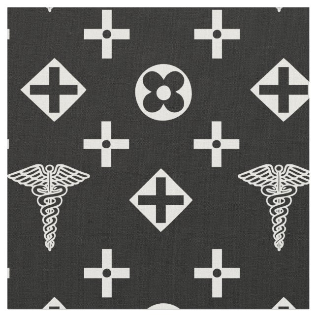 tissu Médicale. Logo des médecins (Fermer)