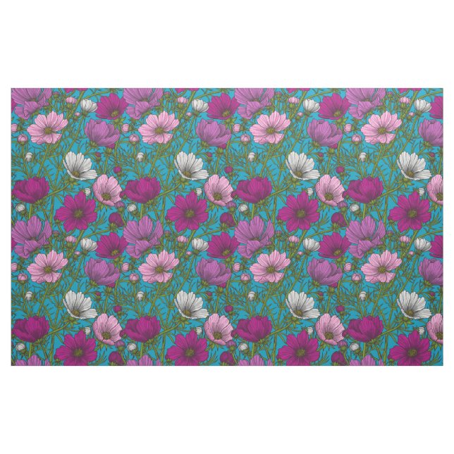 Tissu Mélange cosmos bleu (Fat Quarter)