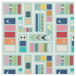 Tissu Mélange moderne du milieu du siècle