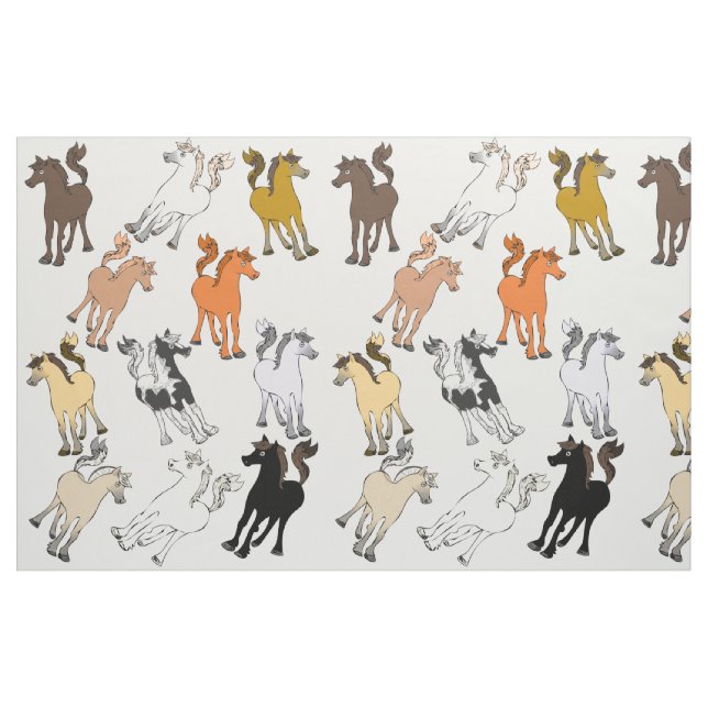 Tissu Mélange Pony (Fat Quarter)