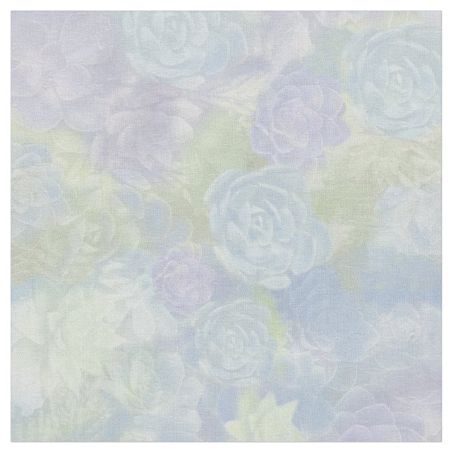 Tissu Melon, Lilas et Bleu Ciel  (Fermer)