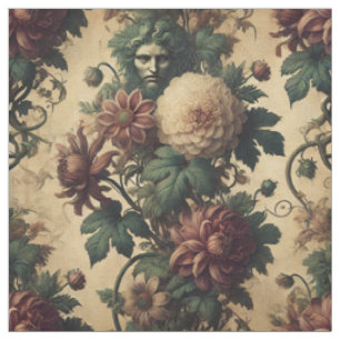 Tissu Menace Ethérée - Carreau de déclaration gothique