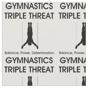Tissu Menace SUPÉRIEURE de triple de gymnastique