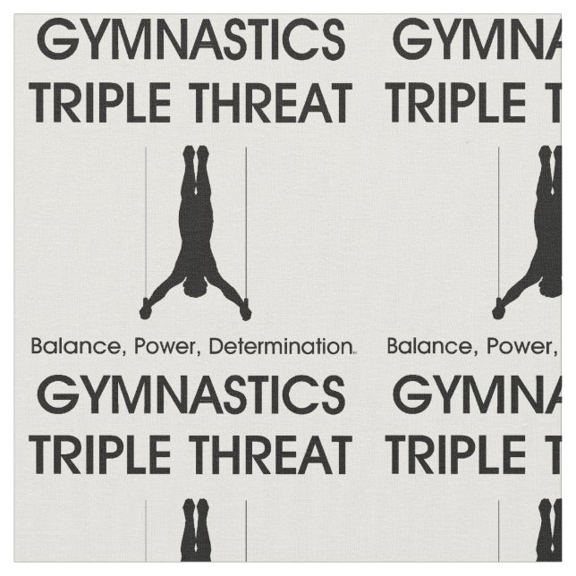 Tissu Menace SUPÉRIEURE de triple de gymnastique (Fermer)