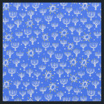 Tissu Menorah Star de David Hanoukka Motif Bleu blanc<br><div class="desc">Faites votre propre artisanat avec ce tissu à motifs. Vous pouvez le customiser et ajouter du texte. Consultez ma boutique pour plus de couleurs et de motifs ! Si vous voulez quelque chose de personnalisé,  faites-le-moi savoir !</div>