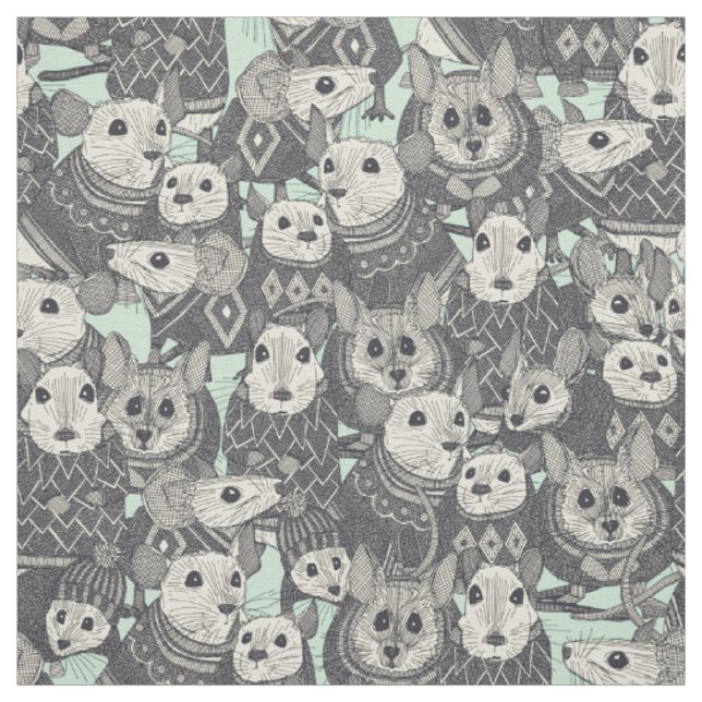 Tissu menthe (Échantillon)