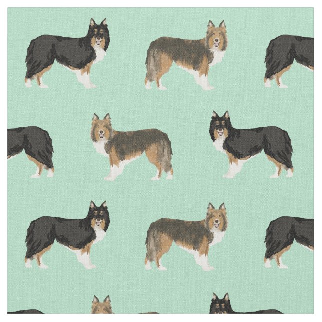 Tissu menthe à chien de garde (Fermer)