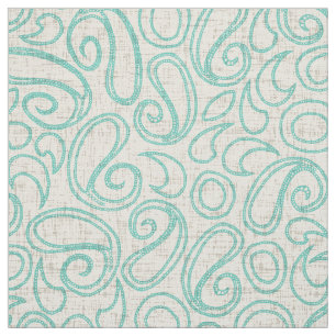 Tissu menthe à la crème ziya