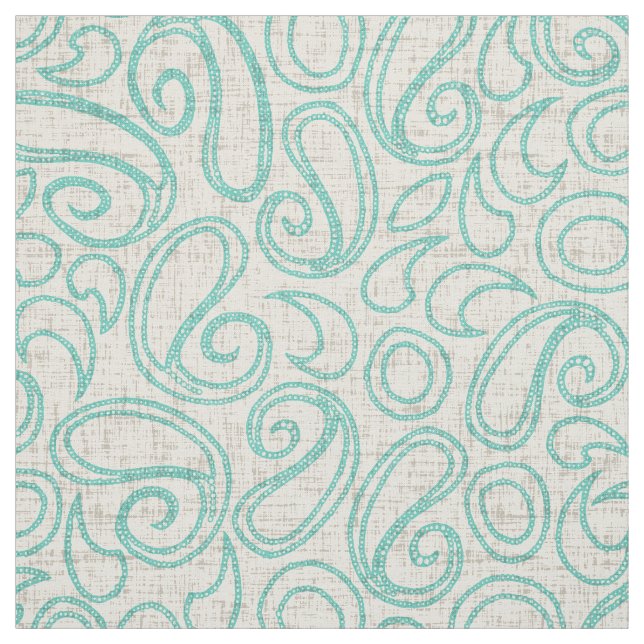 Tissu menthe à la crème ziya (Échantillon)