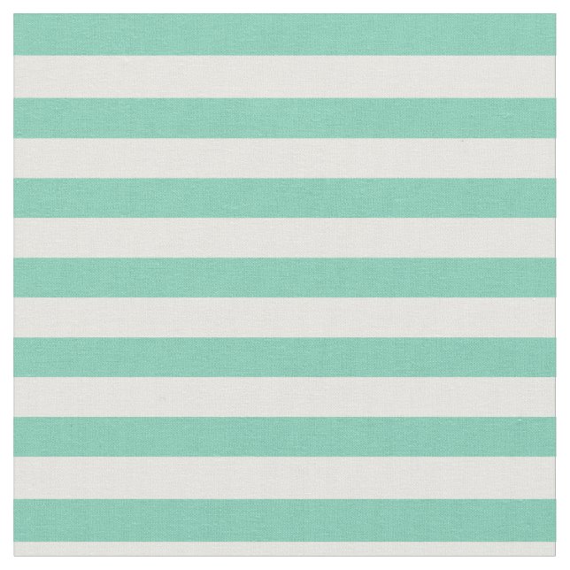 Tissu Menthe verte et blanc barrés (Fermer)