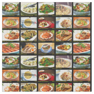 Tissu Menu Photo du restaurant chinois Takeout