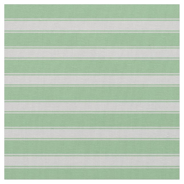 Tissu Mer foncée Vert et Gris clair rayures (Fermer)