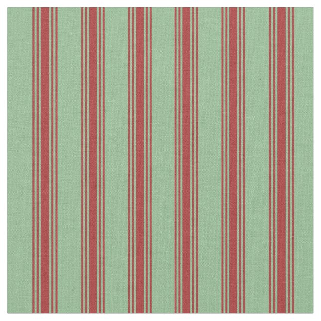 Tissu Mer foncée Vert et Motif Brown de couleur (Fermer)