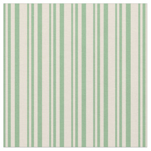 Tissu Mer Noire Vert & Bisque Motif rayé