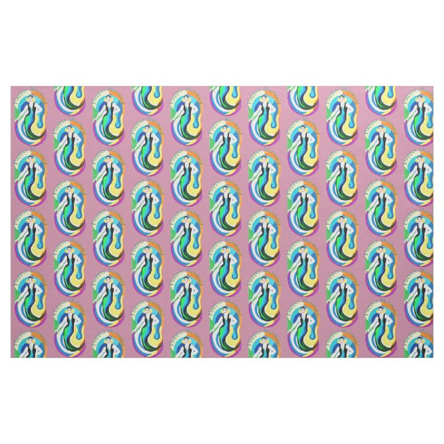 Tissu Mermaid Flapper Colorée Thunder_Cove  (Fat Quarter)