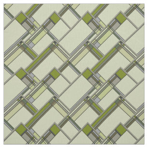 Tissu Merveilleux Green Arts & Artistes Motif géométri