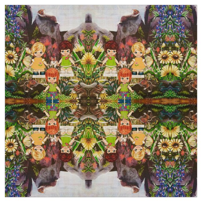 Tissu Mes meilleurs amis Visite "Mme Elizabeth" (Échantillon)