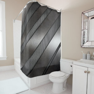 Tissu métallique Douche rideau