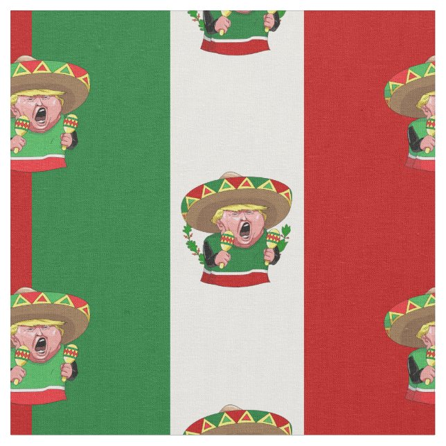 Tissu mexicaine donald trump fabric (Fermer)